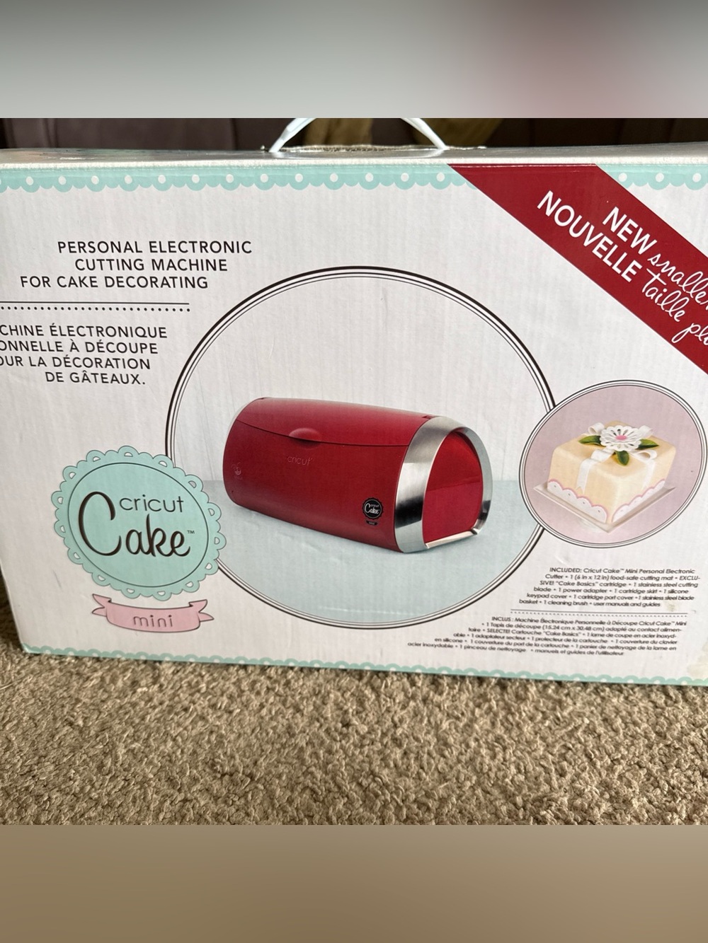 NEW Cricut Cake Mini CCM001 cake decorating 
Electronic Cutting Machine Open Box